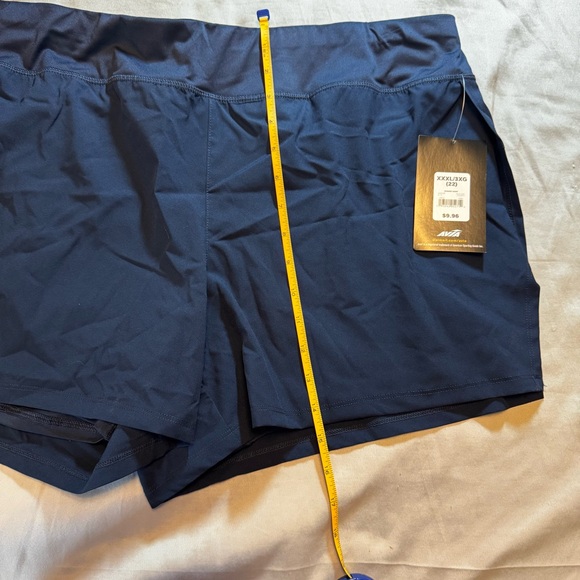 Avia Navy Blue Women's Athletic Running Workout Shorts With Liner XXXL - Picture 3 of 9